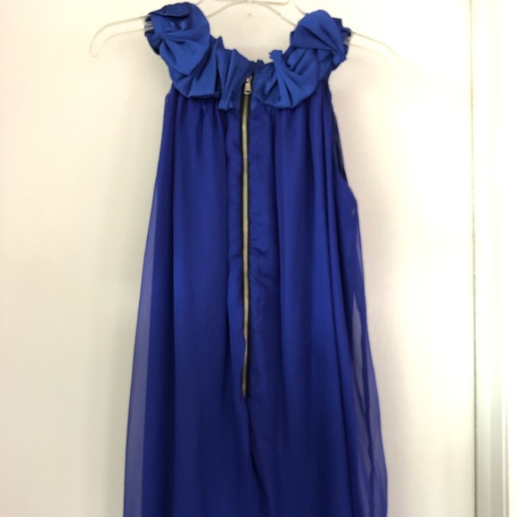 Royal Blue Boutique Dress Size 4 - Picture 4 of 5